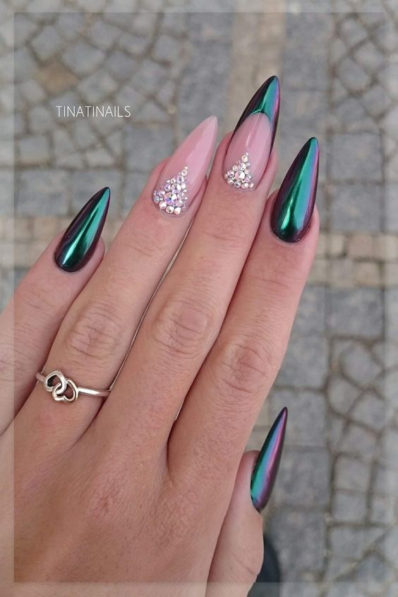 10 Amazing Glitter Nails For Women