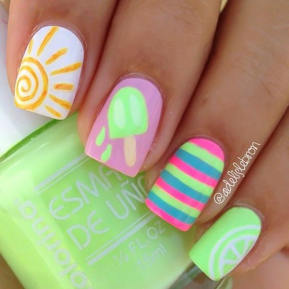You can try these 20 hot and stylish summer nail designs