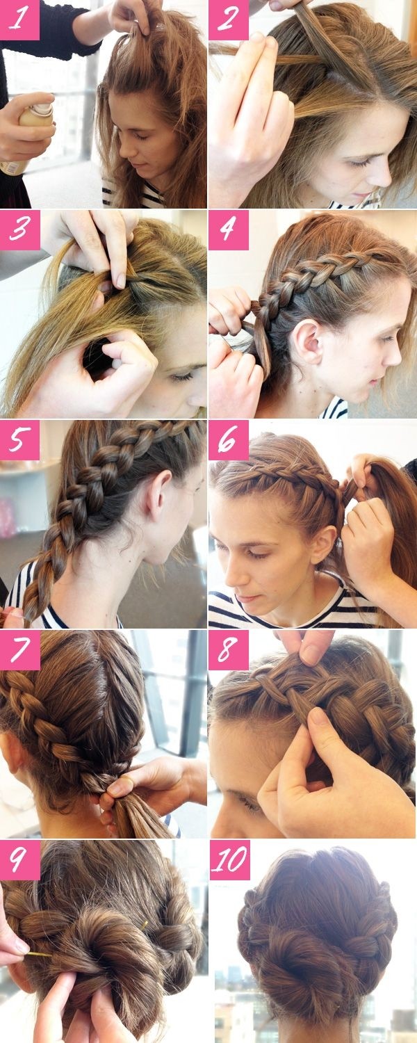2014 Holiday Hairstyles: Cute Braided Updos for Long Hair Tutorial