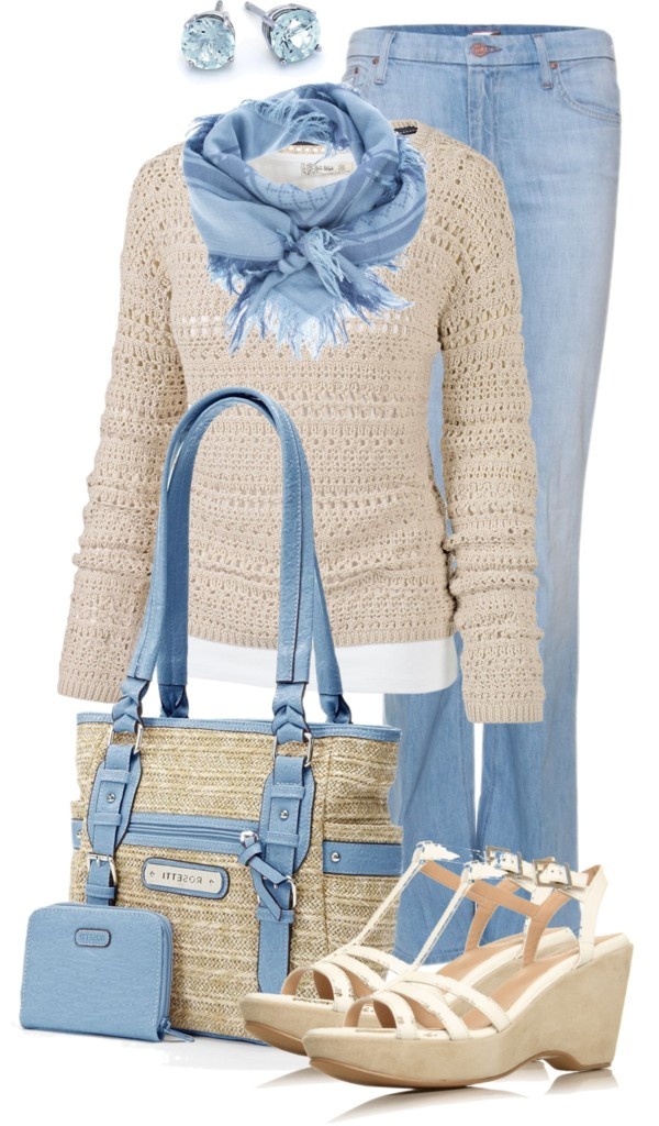 22 Cool Ways to Wear Baby Blue this Fall