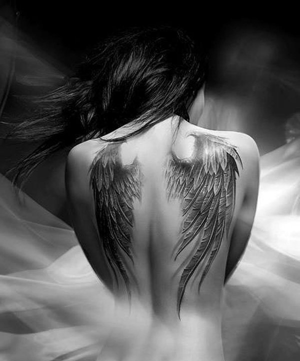 Angel Wings Tattoo Design