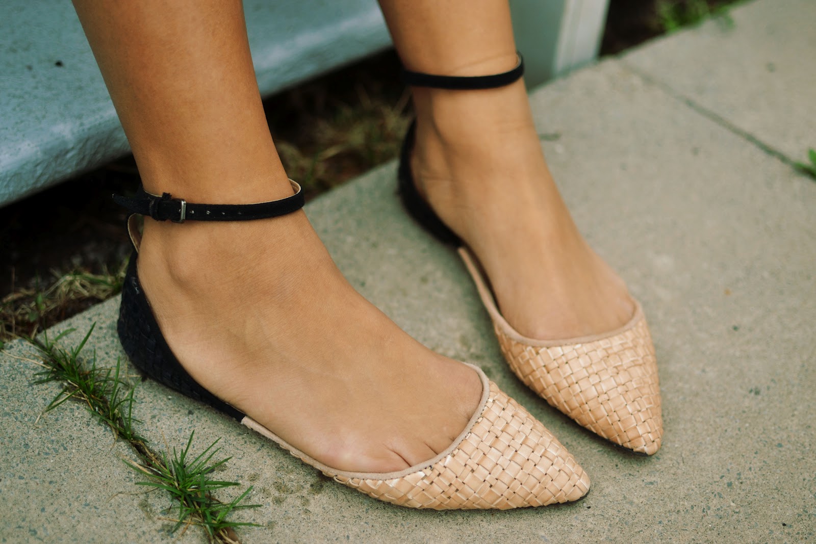 Ankle strap flats