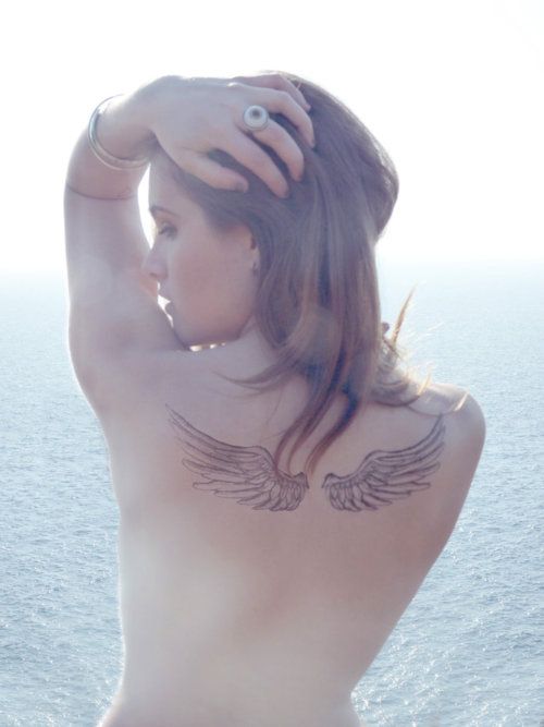 Beautiful Wings Tattoo Designs For Women
