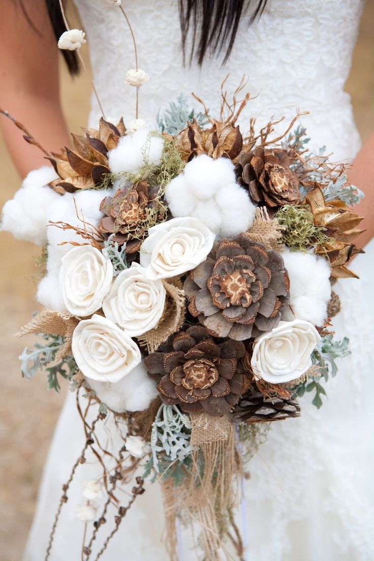 Chocolate bridal bouquet