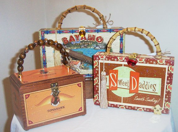 Cigar box purses
