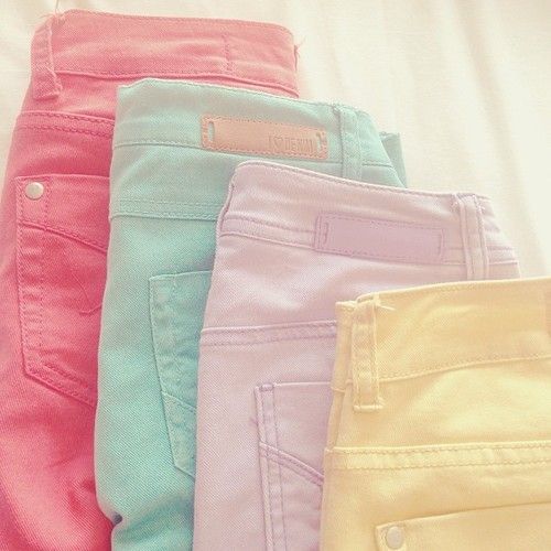 Colored jeans