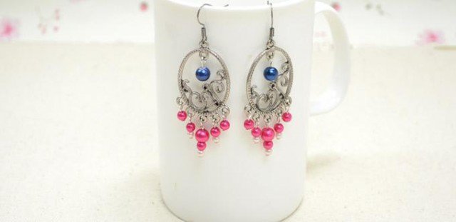 DIY Chandelier Earring with Pearls