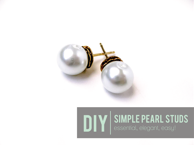 DIY Pearl Earring Tutorial