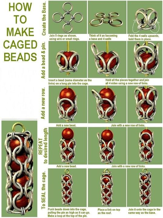 How to Make Caged Beads, Jewelry DIY
