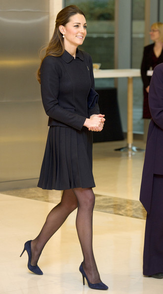 Kate Middleton's Elegant Pleated Skirt