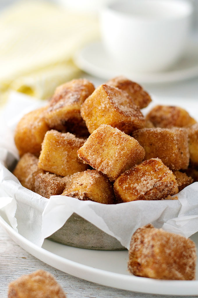 Offer some French toast bites