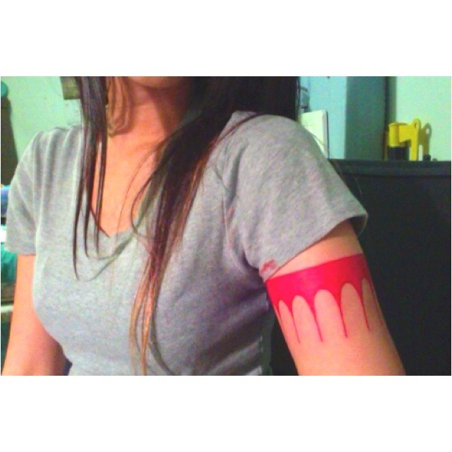 Pocahontas Arm Band Tattoo