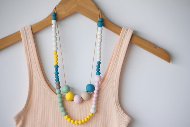 Polymer Clay Bead Necklaces