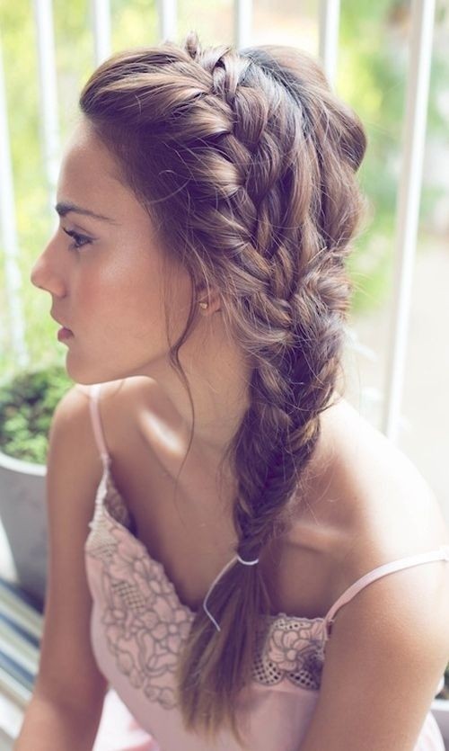Side Braid Hairstyle for Long Hair: Summer Hairstyles Ideas