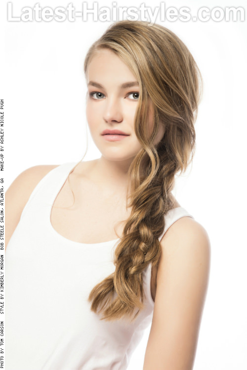 Braided Hairstyle for Layer Hair