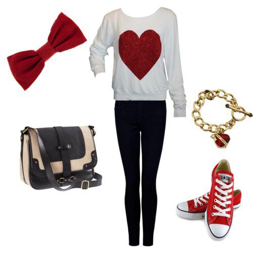 Simple Valentine's Outfit Idea