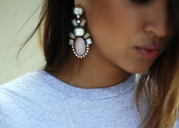Some statement earrings