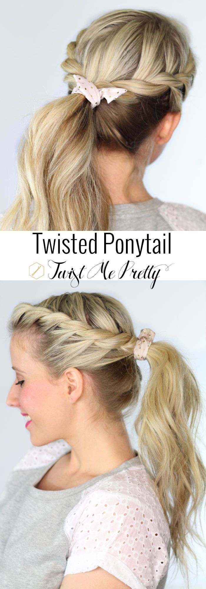 This Twisted Ponytail Hairstyle is So Fresh and Absolutely Perfect for Spring!