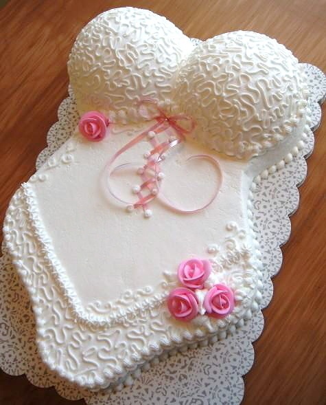 Wedding night lingerie cake