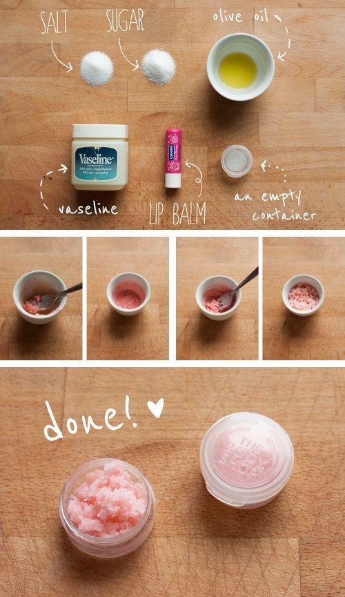 DIY Lips Exfoliate Mixture
