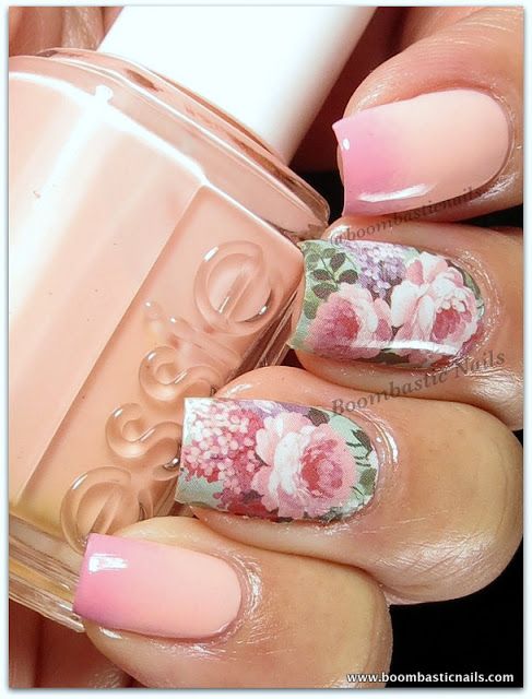 There are 18 vintage floral nail designs you will love