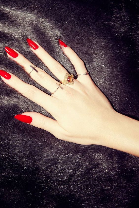 Red Nail Designs: 17 Unique Red Nail Designs for Women
