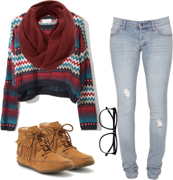 Casual Chic Winter Outfit with Jeans